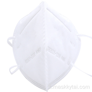 Maschera antipolvere pieghevole KN95